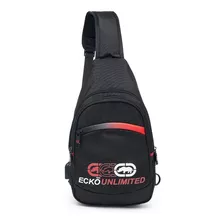 Mochila Bolsa Transversal Moderna Reforçada Moda C Usb Preta