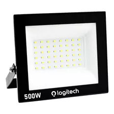 Refletor Led Holofote 500w 6500k Resistente Água Branco Frio