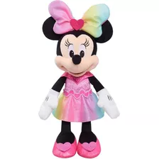 Peluche Minnie Mouse Interactiva Con Luces Y Sonido