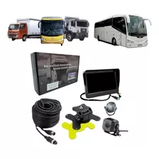 Kit 2 Cámaras + Pantalla 7 Pulgadas +dvr Camion-bus 12-24vlt