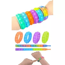 Pulsera Pop It Silicona Sensorial Fidget Toy Antiestres Tea