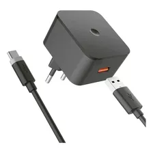 Carregador Turbo 30w Com Cabo Usb Tipo C