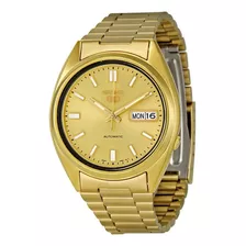 Relógio Seiko Snxs80b1 C1kx Automático 37mm Inox Dourado