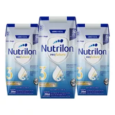 Nutrilon Leche Fórmula Líquida Profutura 3 Brick 200ml X72un