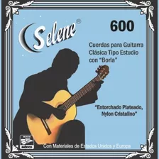 Cuerdas Para Guitarra Clásica Con Borla Selene 600 Nylon