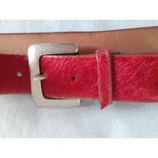 Cinturon Gap (eeuu) Cuero Piel Rojo
