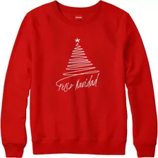 Sudadera Mujer Hombre Feliz Navidad Árbol Suéter #813