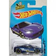 Ferrari 458 Italia Color Azul Hot Wheels