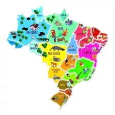 Quebra Cabeça Educativomapa Do Brasil E Estados