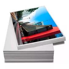 Papel Fotográfico Adesivo 90g Matte A4 Fosco 100 Folhas Cor Branco