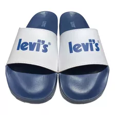 Ojota Levis Slides Azul 100% Original