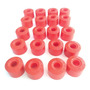 Kit 20 Tapones Cubre Birlos Vw Jetta Golf Polo Rojo