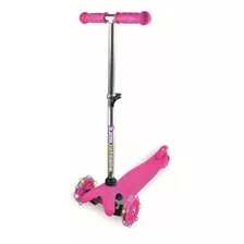 Patinete Infantil Partiu Role Rosa Com Luz Led- Etitoys