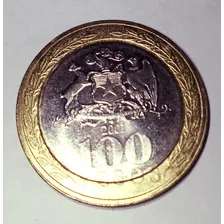 Moneda 100 Pesos Chile 2001 Unc Nueva
