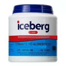 Corante Em Pó Hidrossolúvel 500g Iceberg Amarelo