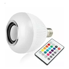 Lampada Led Inteligente Com Bluetooth Muda Cor Toca Músical