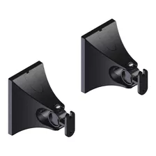 2un Suporte Caixa De Som Acustica - Parede - Home-theater Cor Preta