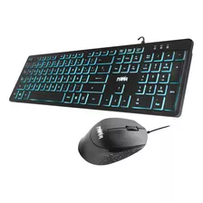 Combo Teclado Mouse Usb Power Group Nc-901 Oficina / Hogar