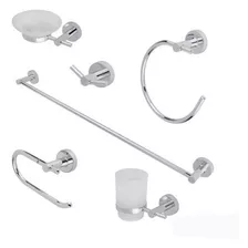 Juego De 6 Accesorios Para Baño De Acero Inoxidable