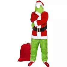 Disfraz De El Grinch Para Adultos/talla L