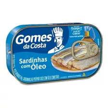 Sardinha Em Óleo Gomes Da Costa Lata 125g