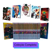 My Hero Academia Mangá Vol. 1 Ao 37 - Coleção Completa Boku No Hero Academia Em Pt-br