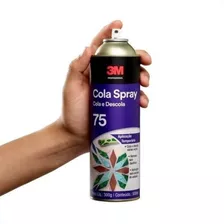 Cola E Descola Reposicionável 75 Adesivo Spray 3m 300g