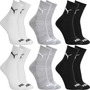 Kit 6 Pares Meias Puma Cano Médio Alto Atoalhada Original