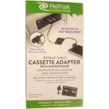 Etescas Adaptador Retráctil Reproductor De Cassette Y ...
