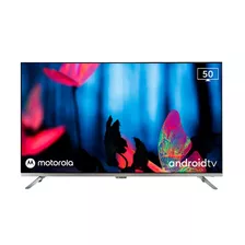 Smart Tv Motorola Android Tv 50 Uhd 4k Hdr + Comando De Voz