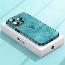 Funda De Teléfono De Piel De Ciervo De Lujo Para iPhone 14 1