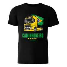 Camiseta Masculina Brasil Caminhoneiro Caminhao Volvo Fh