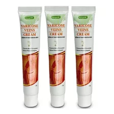 Creme De Veia Varicosa 3pcs Melhora A Circulação Sanguínea