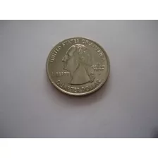 Moeda 25 Cents Quarter Dolar 2008 P Usa Estados New México