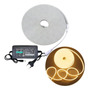 5m Mangueira Fita Led Neon Corte2,5cm Alto Brilho+ Fonte Cor Da Luz Branco-quente 127/220v 12v