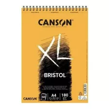 Bloque Bristol Canson A4, 21 X 29 Cm, 180 G, 50 Hojas, Xl