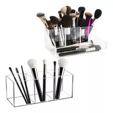 Kit Organizador Porta Pincel Lápis Rímel Batom Blush Base