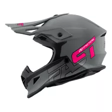 Capacete Motocross Pro Tork Fast 788 Gray Fosco Lançamento