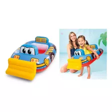 Boia Carrinho Trator Infantil Baby C/ Assento Intex 84x58cm