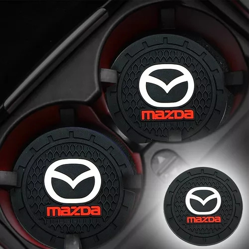 Par Porta Vasos Premium Logo Mazda Cx-50 2023 2024 2025 Foto 5