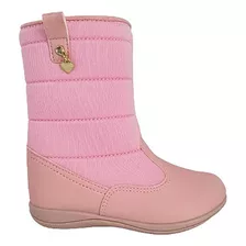 Bota Infantil Rosa Moda Menina Conforto 80.010