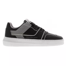 Tenis Calvin Klein Ym0y M00425 0gk Black/white Seamus 7l 25