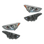 Focos Led H4 Altos Y Bajos Para Hyundai Santa Fe 2001-2006