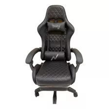 Silla Gamer Noga Typhon Bk Butaca Con Apoya Pies Ergonomica