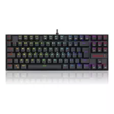 Teclado Magnetico Kumara Pro K552 Rgb Switch Red - Preto