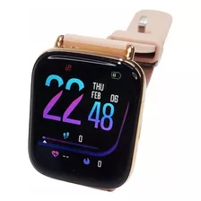 Smartwatch Um68 Reloj Inteligente Rosado Ip67 Waterproof