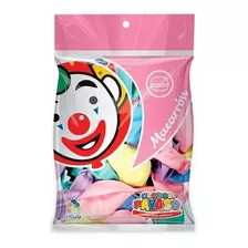 Globos Payaso Color Pastel Línea Macarrón 12 Con 50piezas