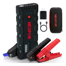 Nexpw Arrancador De Coche 2000a 12v Con Luz Led Usb 3.0