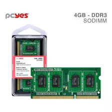 Memória Ram 4gb 1 Pcyes Pm041600d3so