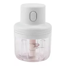 Triturador De Alimentos Eletrico 300ml 3 Lamina Recarregavel